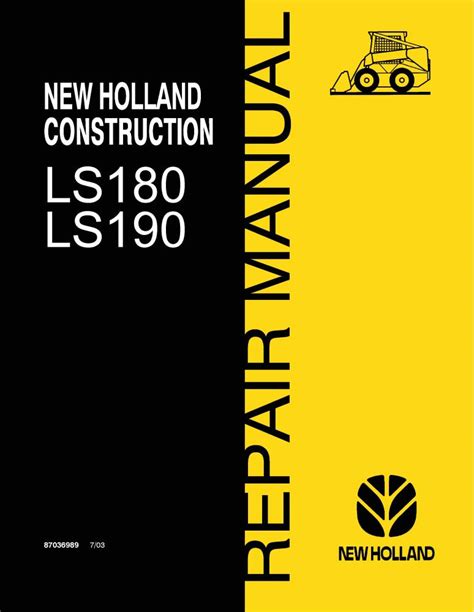 new holland ls180 skid steer service manual|ls180 new holland specifications.